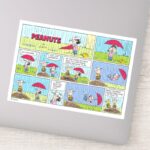 Rainy Day At The Baseball Game Sticker