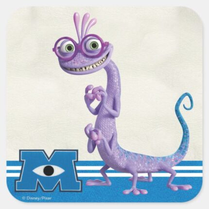 Randall 3 Square Sticker