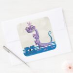 Randall 3 Square Sticker