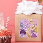 Rapunzel Follow Your Passion Square Sticker