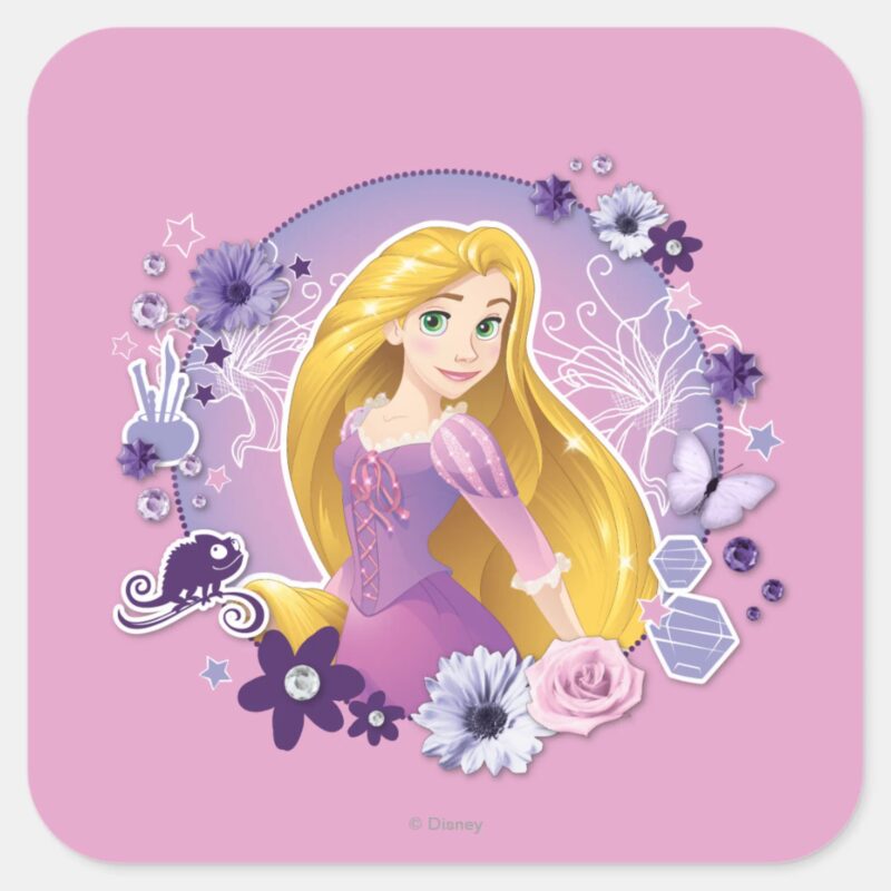 Rapunzel I Light My Own Way Square Sticker Rapunzel I Light My Own Way Square Sticker
