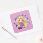 Rapunzel I Light My Own Way Square Sticker