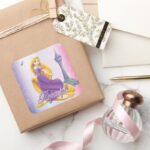 Rapunzel Princess Square Sticker