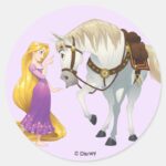 Rapunzel Besties 4Ever Classic Round Sticker