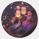 Rapunzel Make Your Own Magic Classic Round Sticker
