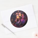 Rapunzel Make Your Own Magic Classic Round Sticker