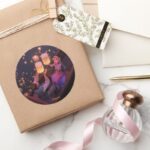 Rapunzel Make Your Own Magic Classic Round Sticker