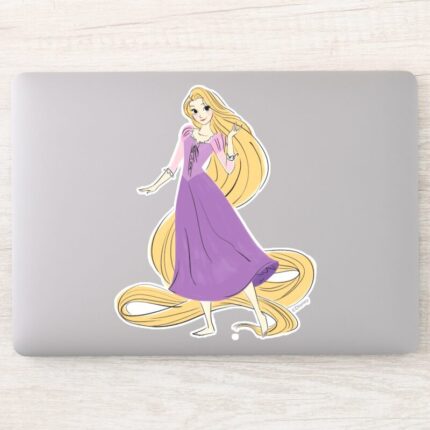 Rapunzel In Motion Sticker