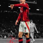 Rasmus Hojlund Soccer Poster