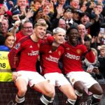 Rasmus Hojlund Alejandro Garnacho And Kobbie Mainoo Football Poster