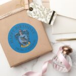 Ravenclaw Coat Of Arms Happy Birthday Classic Round Sticker