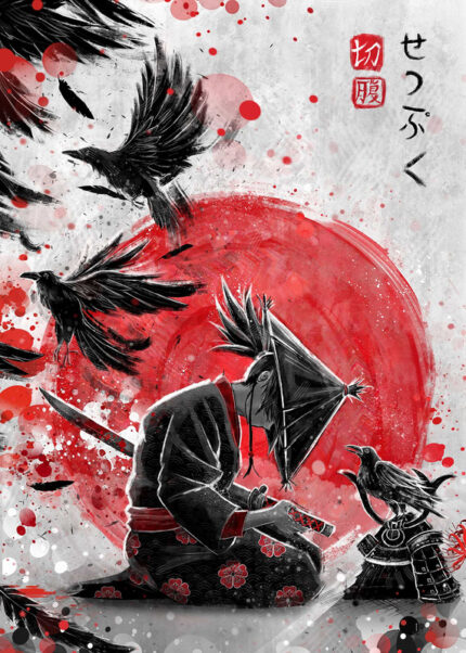 Ravens Spirits Samurai Poster