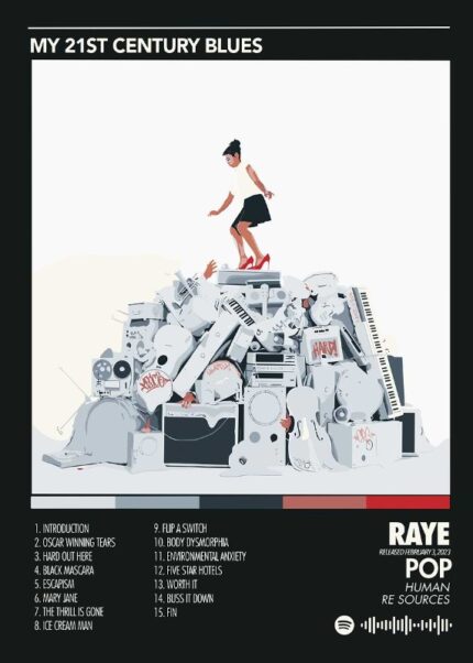 Raye My 21st Century Blues Music Poster