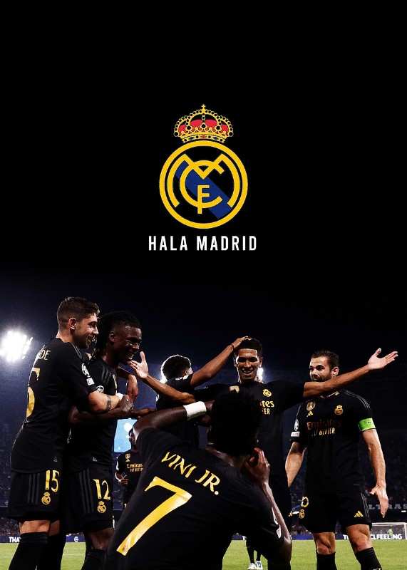 Real Madrid Celebration Soccer Poster