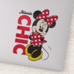 Red Minnie Chic Sticker