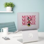 Red Minnie Name Sticker