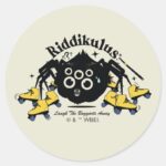 Riddikulus Laugh The Boggarts Away Classic Round Sticker