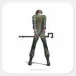 Riddler Color Square Sticker