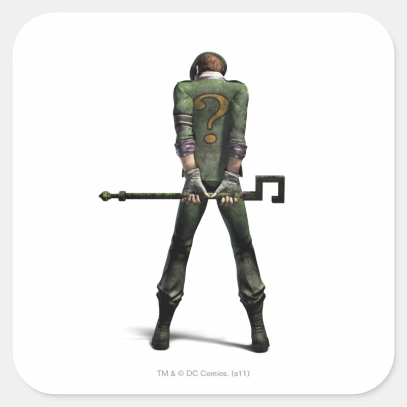 Riddler Color Square Sticker Riddler Color Square Sticker