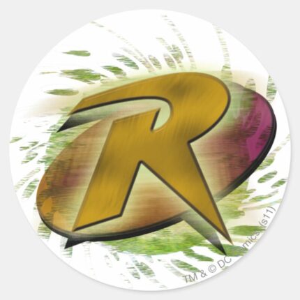 Robin R Classic Round Sticker
