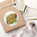 Robin R Classic Round Sticker