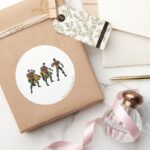 Robin All Sides Classic Round Sticker