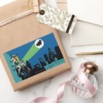 Robin And Batman Climb Rectangular Sticker