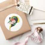 Robin Crouches Classic Round Sticker