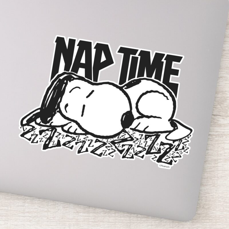 Rock Tees Snoopy Nap Time Sticker