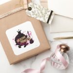 Rockstar Princess Square Sticker