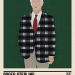 Roger Sterling Mad Men Poster