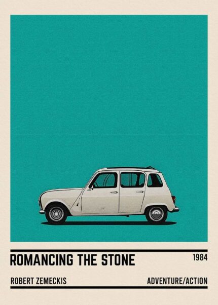 Romancing The Stone Car Poster