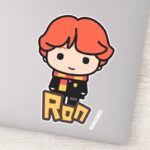 Ron Weasley Cartoon Character Art Sticker