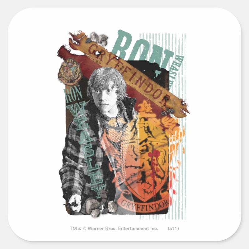 Ron Weasley Collage 1 Square Sticker Ron Weasley Collage 1 Square Sticker