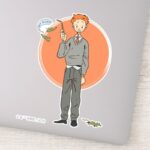 Ron Weasley Illustration Eat Slugs Sticker