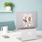 Ron Hermione Wands At The Ready Sticker