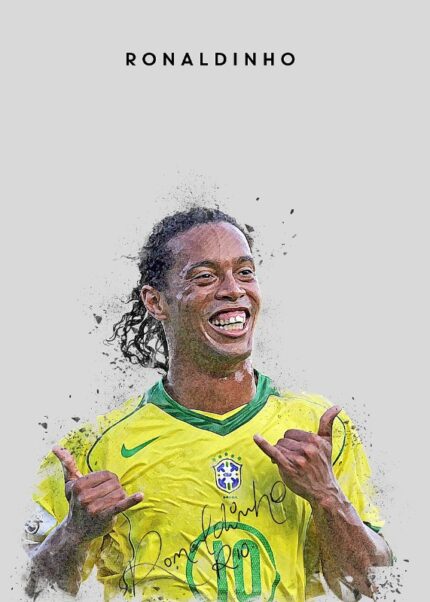 Ronaldinho Soccer Poster
