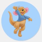 Roo 1 Classic Round Sticker