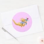 Roo 4 Classic Round Sticker