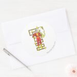 SHAZAM Poses Classic Round Sticker