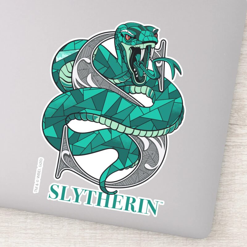 SLYTHERIN™ Crosshatched Emblem Sticker SLYTHERIN™ Crosshatched Emblem Sticker