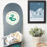 SLYTHERIN™ Green Snake House Pride Badge Sticker