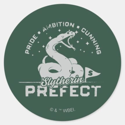SLYTHERIN™ Prefect Badge Classic Round Sticker