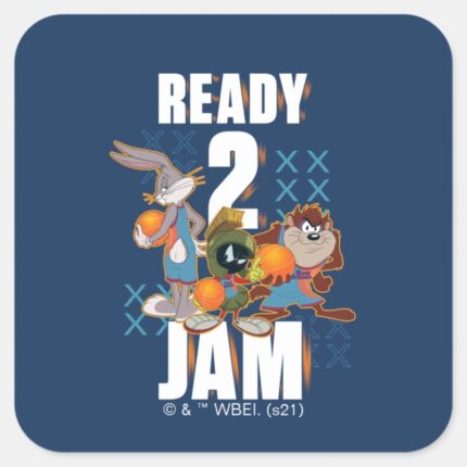 SPACE JAM A NEW LEGACY™ Ready 2 Jam Square Sticker