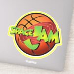 SPACE JAM™ Basketball Logo Sticker