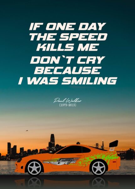 SUPRA If One Day The Speed Poster