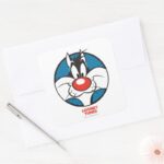 SYLVESTER™ Dotty Icon Square Sticker