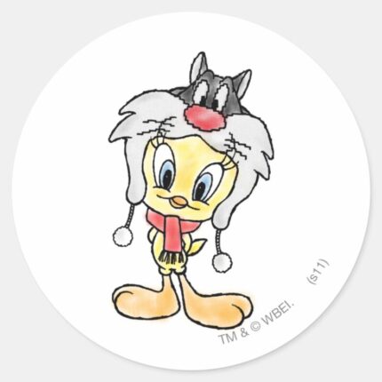 SYLVESTER™ Hat Classic Round Sticker