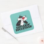 SYLVESTER™ Sufferin Succotash Sulking Square Sticker