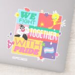 SYLVESTER™ TWEETY™ We Fight Together With Pride Sticker